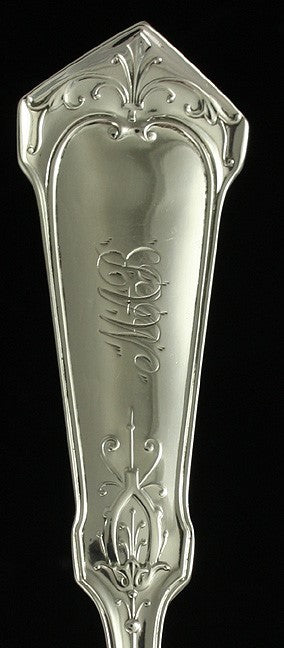 6 Wood & Hughs Humbolt Sterling Silver Place Spoons