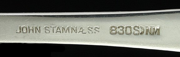 6 Antique 1928 Norwegian 830 Silver Hand Hammered Floral Dinner Forks 7 3/4"