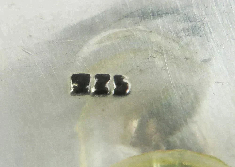Lovely Pair Hand Made Artisan Sterling Silver Spiral Disk Earrings