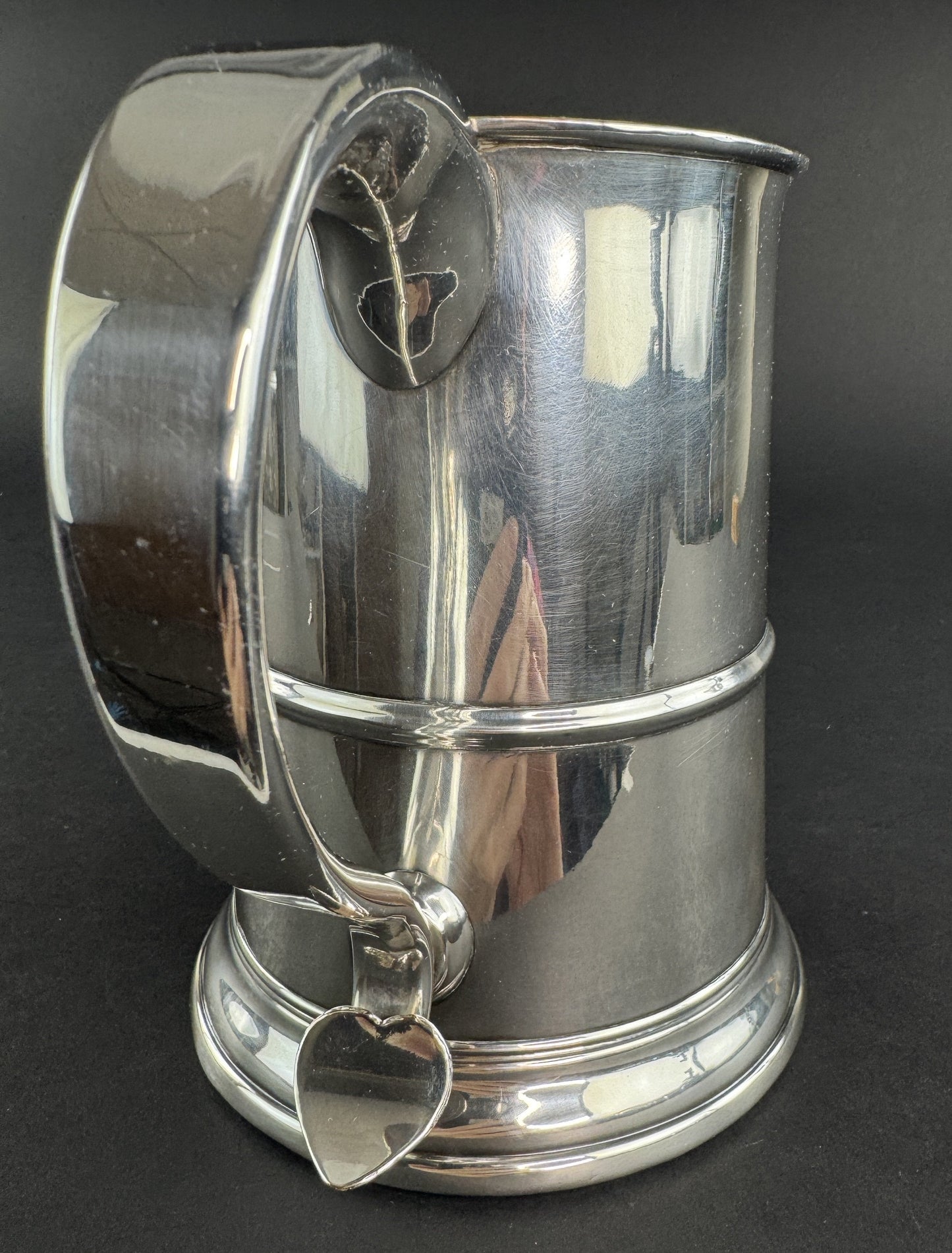 Handsome Old Sheffield Fused Silver Plate c1780s-1820s Tankard Mug Stein