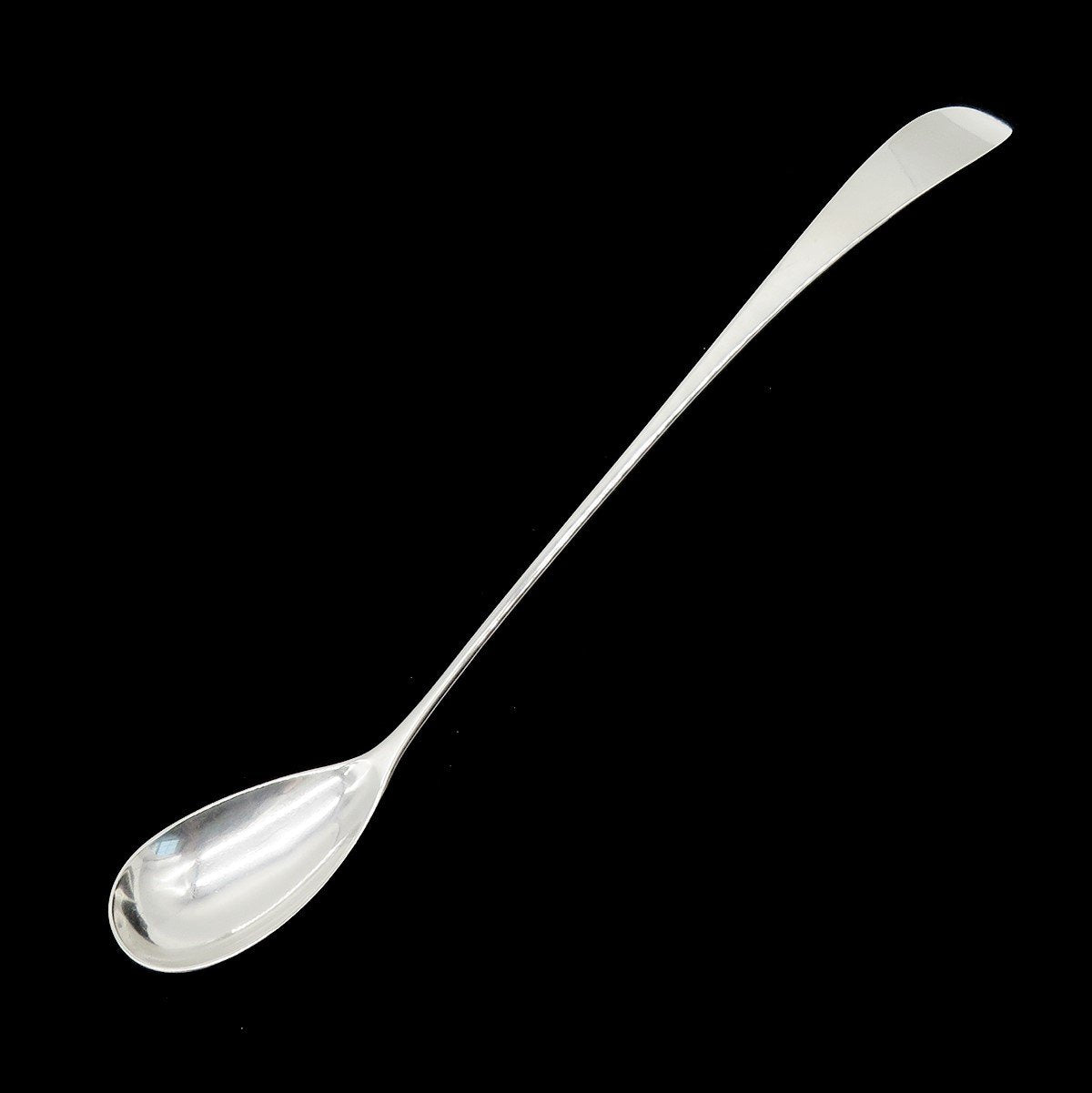 Antique Arthur Stone Pointed End Sterling Silver Long Ladle 12" NO MONO