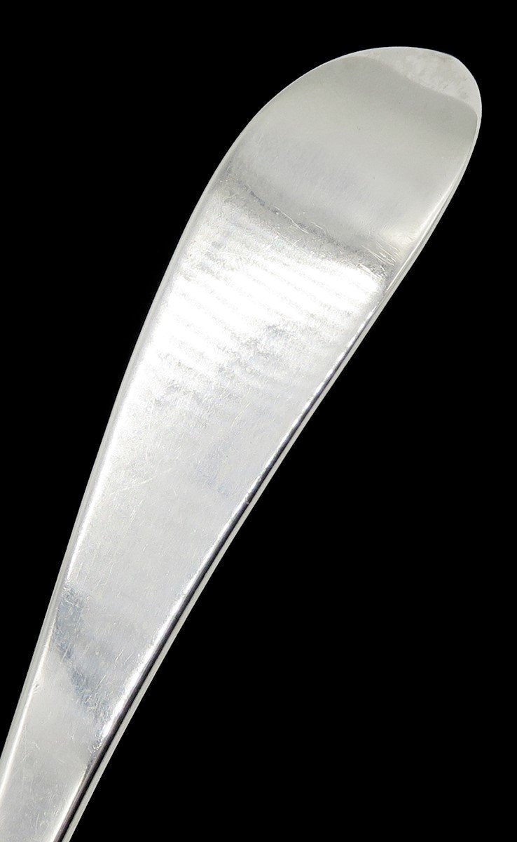 Antique Arthur Stone Pointed End Sterling Silver Long Ladle 12" NO MONO