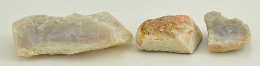 Nice 15 pieces of Genuine Rough Opal Stones Cabochon 69 grams Green Purple Red