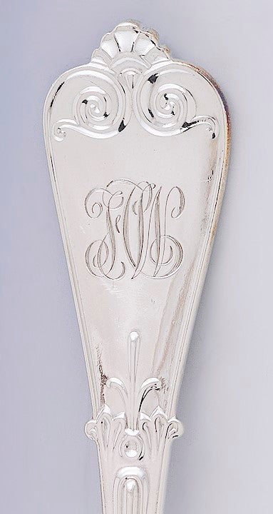 5 Tiffany & Co Beekman Sterling Silver Oval Soup Place Spoons