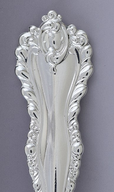 Fine set 4 Dominick & Haff Sterling Silver Mazarin Serving / Table Spoons