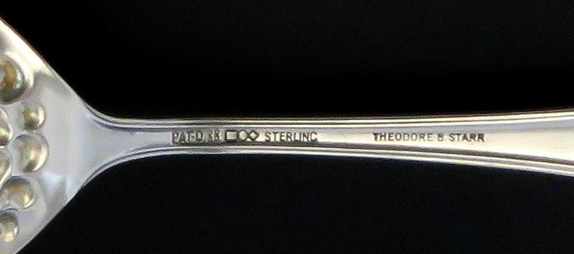 Antique Sterling Silver Dominick Haff Rococo 1888 Floral Serving Spoon 8 3/4"