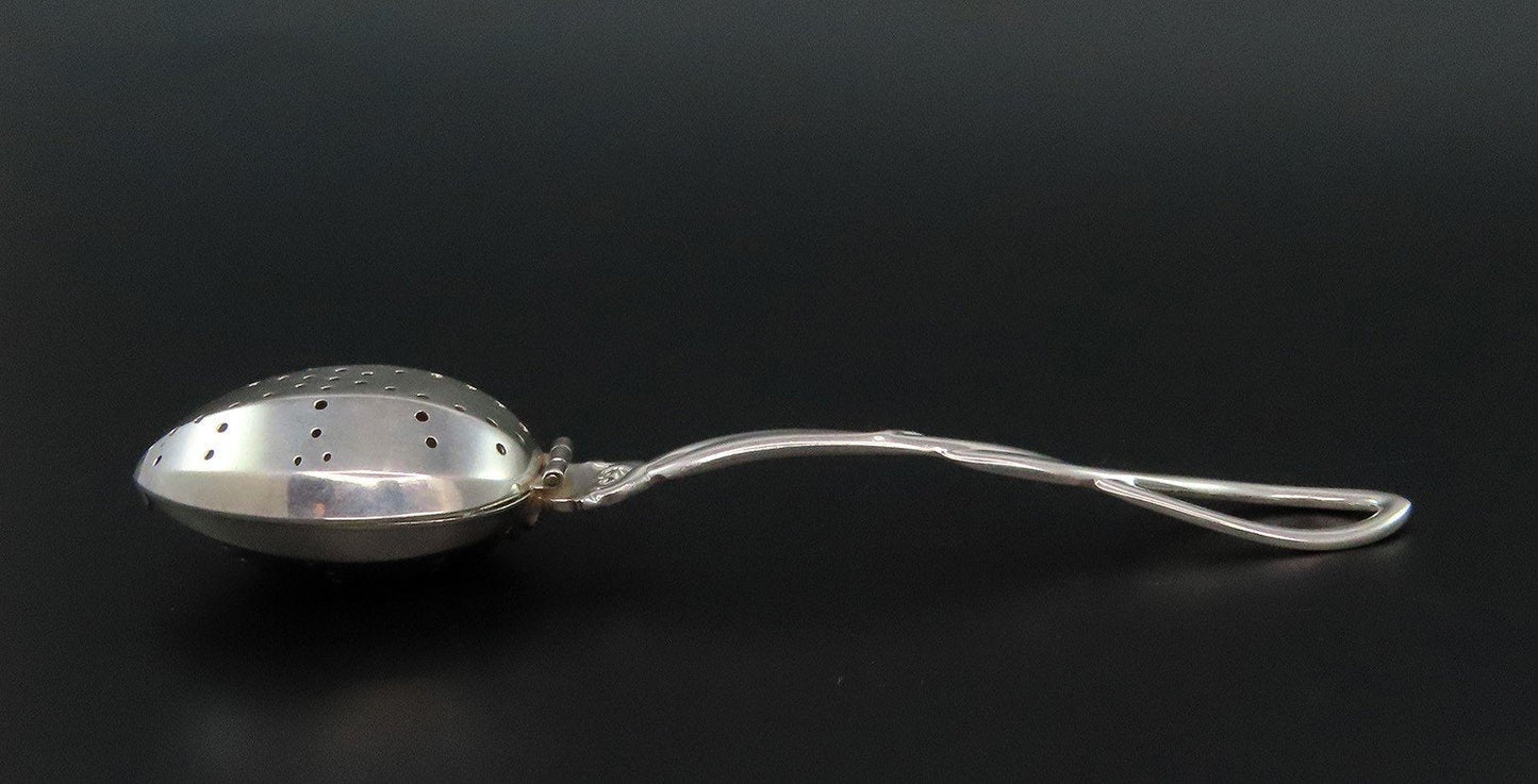 Nice Frank Whiting Sterling Silver Oval Round Tea Infuser 5 5/8 Inches