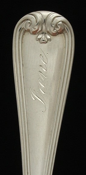 Fine set 11 Durgin New Standish Sterling Silver Demitasse Spoons "Irene"