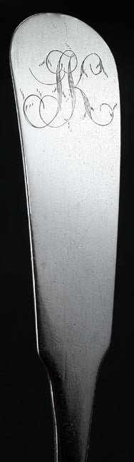 Lot of 3 American Coin Silver Fiddle Pattern Spoons