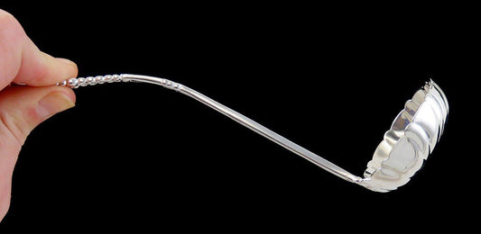 Antique Sterling Silver Tiffany & Co Florentine 1900 Gravy/Sauce Ladle 7" E MONO
