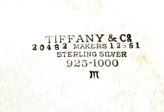 Antique c1925 Tiffany & Co Sterling Silver Georgian Form Centerpiece Bowl 12"