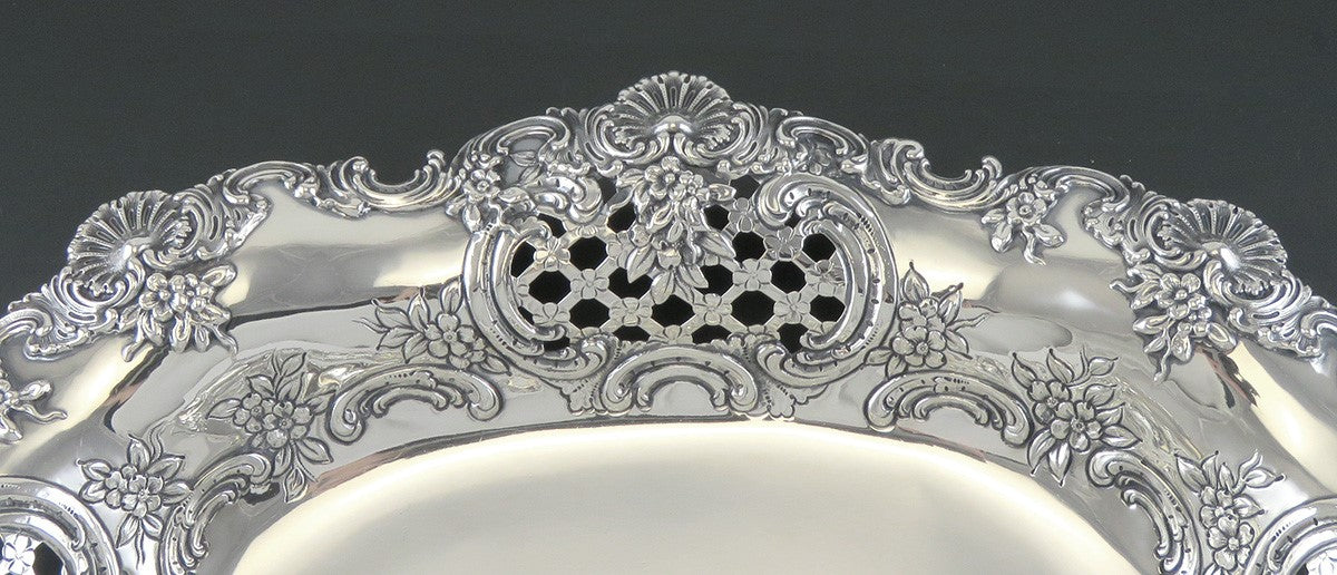 Antique c1895 Art Nouveau Tiffany & Co Sterling Silver Serving/Centerpiece Bowl