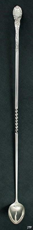 RARE TIFFANY CHRYSANTHEMUM STERLING SILVER CLARET SPOON
