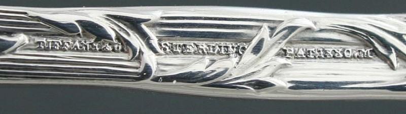 RARE TIFFANY CHRYSANTHEMUM STERLING SILVER CLARET SPOON