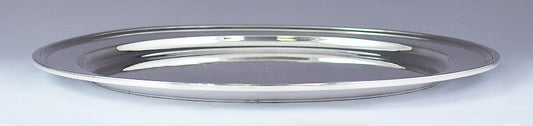 Superb Tiffany & Co c1920 Sterling Silver Round Charger Plate Platter Tray 12"