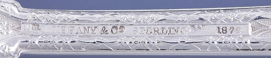 Vintage Tiffany Persian 1872 Sterling Silver Fish Fork Slice Knife Serving Set