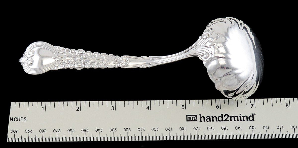 Antique Sterling Silver Tiffany & Co Florentine Gravy Ladle 7 1/4" E MONO