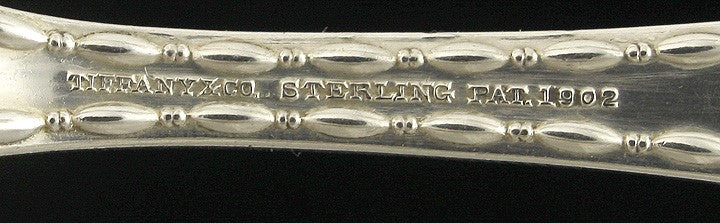 6 Antique Quality Sterling Tiffany & Co 1902 Teaspoons Marquis