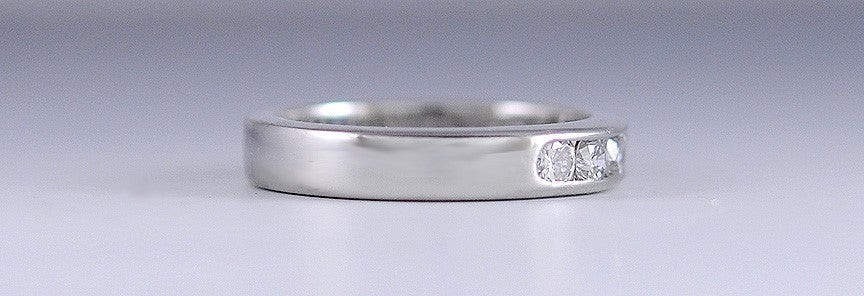 Gorgeous Platinum and Diamond Anniversary Band Ring High Quality