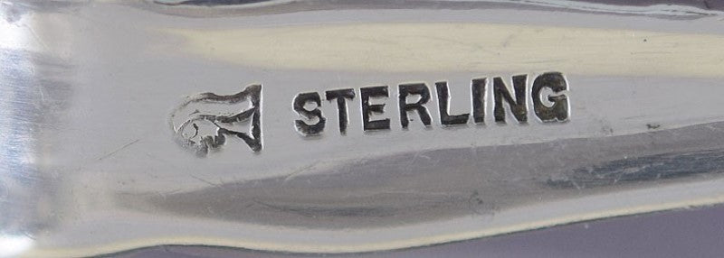 Rare Antique Int'l Sterling Silver Cloeta Grape Cluster Pastry Serving Tongs