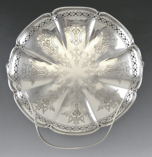 Vintage Sterling Silver Towle Fruit/Centerpiece Basket Engraved