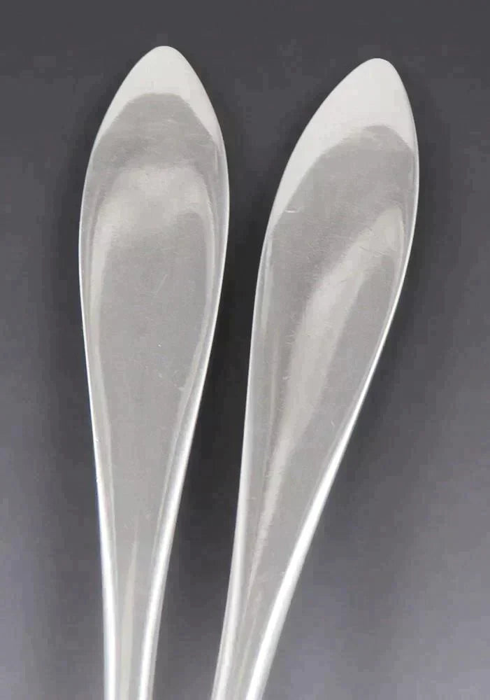 12 Vintage Towle Lafayette Sterling Silver Demitasse Spoons NO MONO 4 3/8"