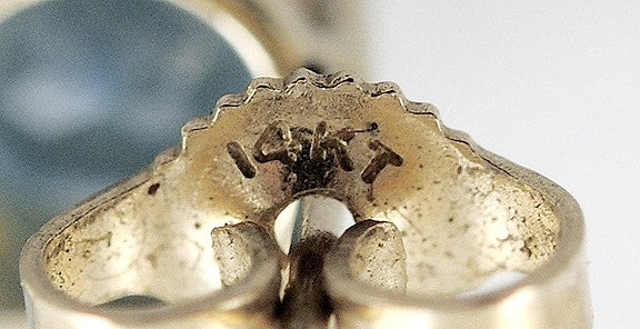 Gorgeous Pair 14k Yellow Gold & ~5.22-5.58ct Blue Topaz Stud Earrings