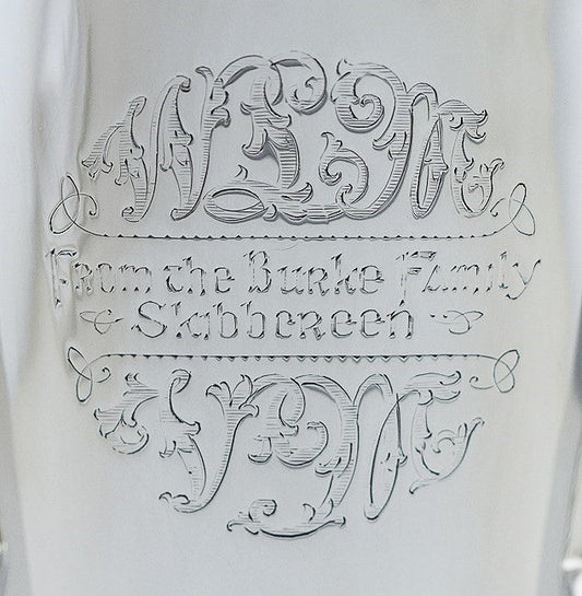 1932 Superb Irish Sterling Silver Mether Mead 4 Handle Cup