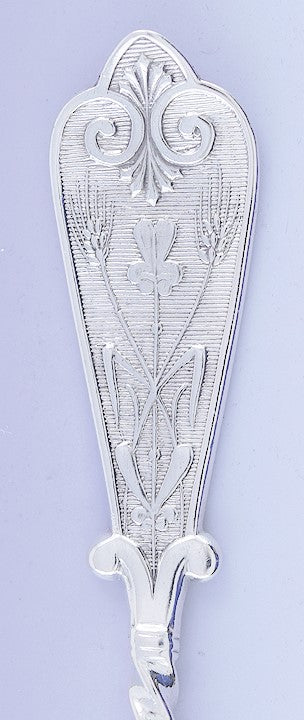 1879 Great set 5 David Andersen Norwegian Silver 7 1/2" Luncheon Forks