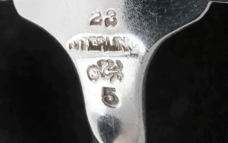 Antique c1890 Sterling Silver Whiting Square Twist Large Serving Spoon 8 3/4"