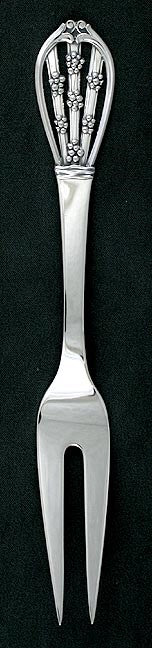 Vintage Danish Silver Horsens Sovvarefabrik Fork 8 1/4"