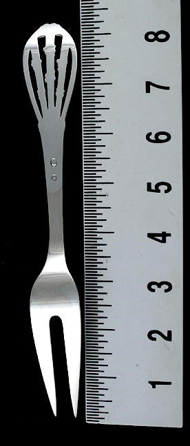 Vintage Danish Silver Horsens Sovvarefabrik Fork 8 1/4"