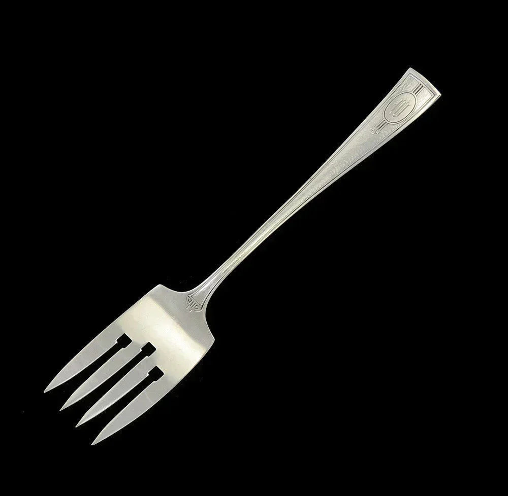 Antique/Vintage Sterling Silver Wallace Carthage 1917 Meat Serving Fork
