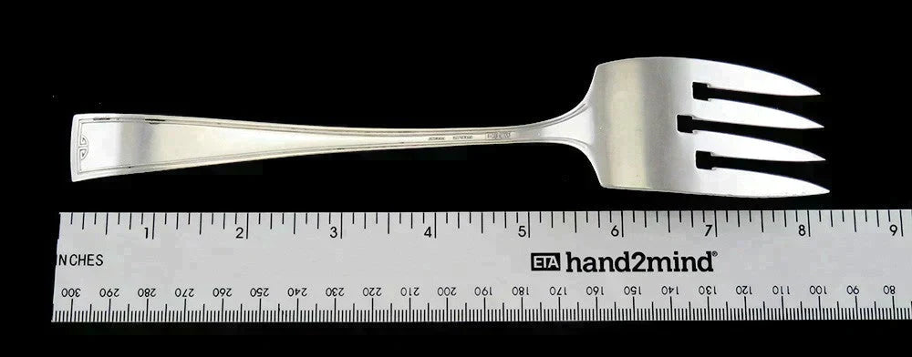 Antique/Vintage Sterling Silver Wallace Carthage 1917 Meat Serving Fork