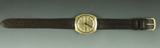 Fine Bulova 14k Gold Accutron Auto Mens Wrist Watch