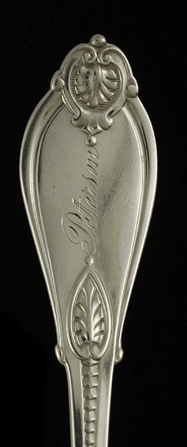 5 Old Whiting Armor Pattern Sterling Silver Forks