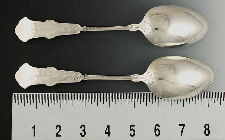 9 Whiting Alhambra Sterling Silver Serving/Tablespoons