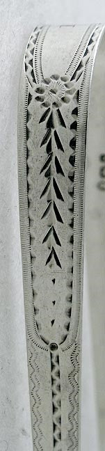 1793 Antique English Georgian Sterling Silver Peter Anne Bateman Sugar Tongs