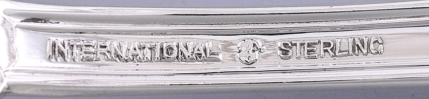 Fine Set 8 International Co Wild Rose Sterling Silver Dinner Forks