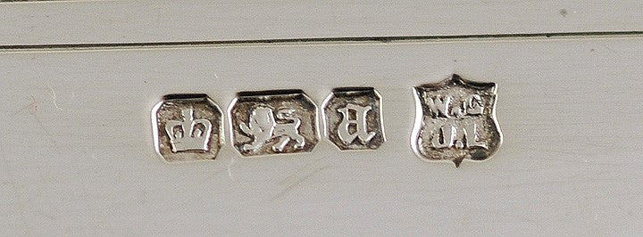 6 Antique 1893 Victorian English Sterling Silver Fish Dessert Knives 8.75"