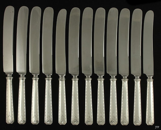 12 Vintage Whiting Madam Morris Sterling Knives