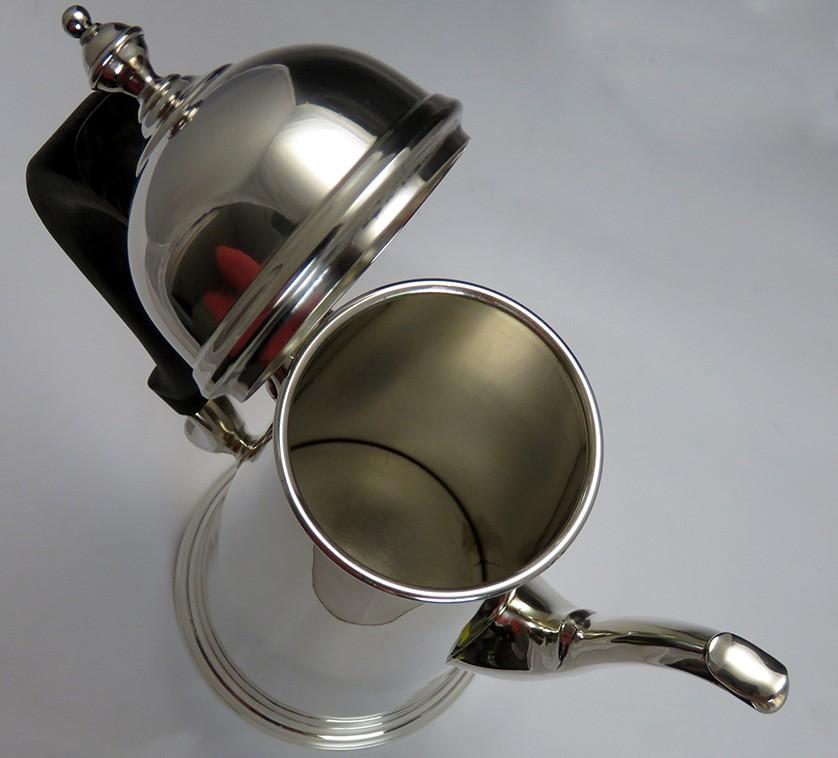 Tuttle Sterling Silver George I Period Reproduction Coffee or Tea Pot