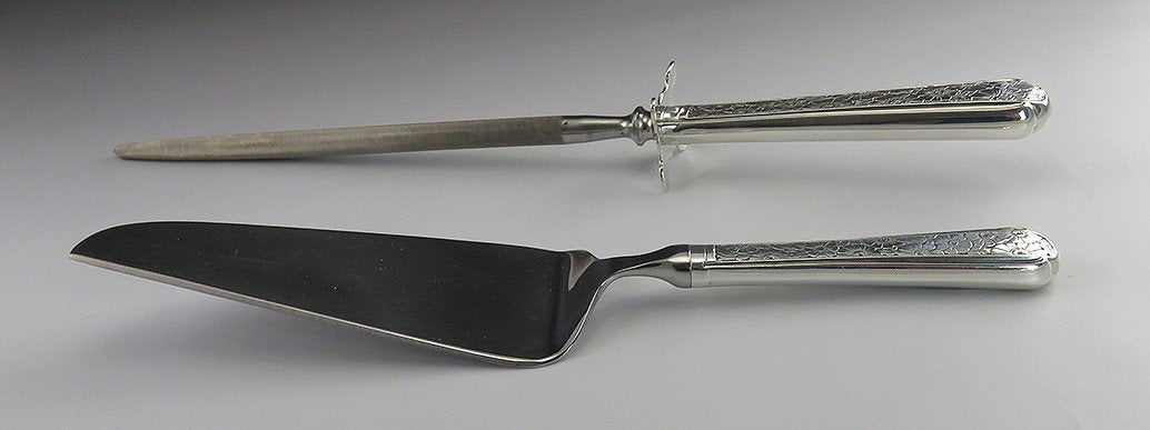 51pc Sterling Silver Towle Old Brocade Flower Design Flatware Set