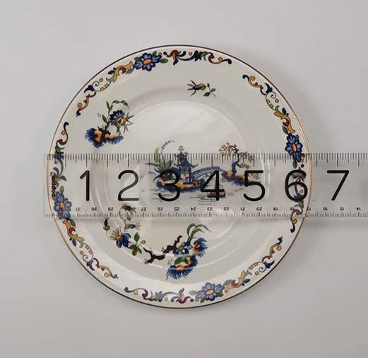 Antique John Maddock & Sons 6 Bread and Butter Plates Canton