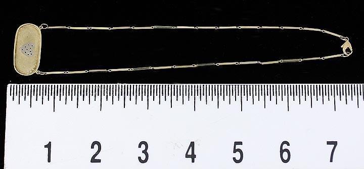 Pretty 14k Yellow Gold & Diamond Heart Pendant Necklace