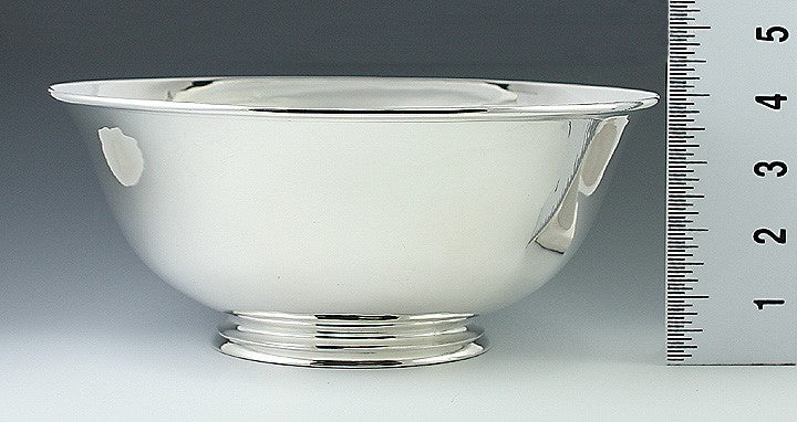 Antique 1940s Arthur Stone Assc. Arts & Crafts Sterling Silver Bowl 9 1/2"