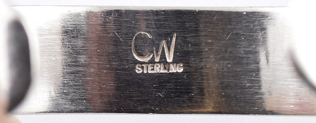 Gorgeous and Unusual Sterling Silver U.S Southwest Turquoise Coral Cuff Bracelet