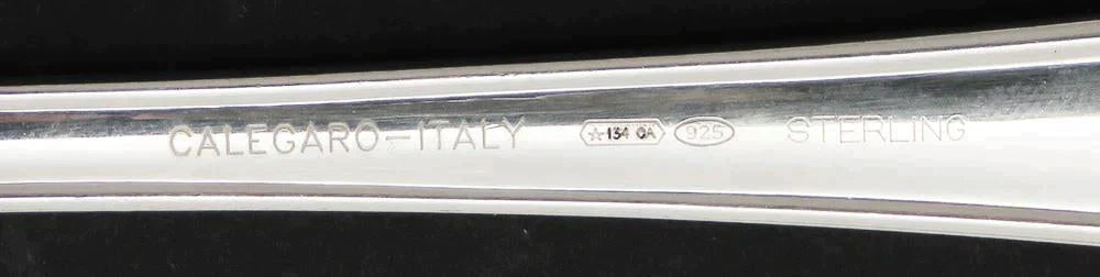 Fine Calegaro Inglese Italian Sterling Silver Salad/Lunch Fork 8”