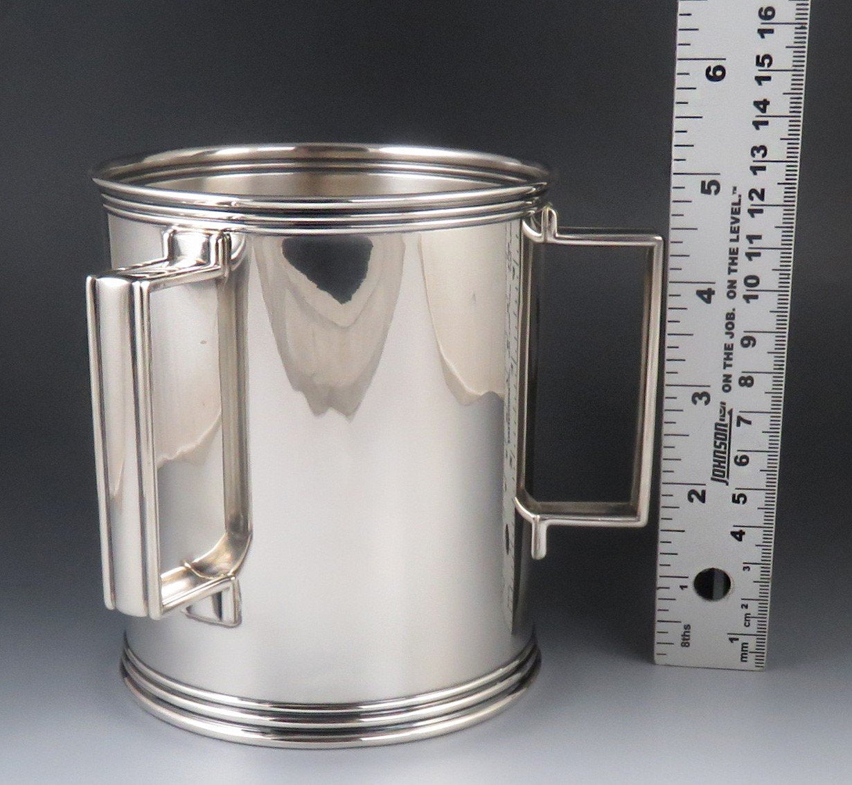 Antique 1895 Gorham Sterling Silver Quaker Ridge Championship Trophy Cup