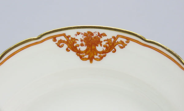 Great 1870s French Porcelain 16 Set Plates Ernie Du Bac Paris 9 1/4 in